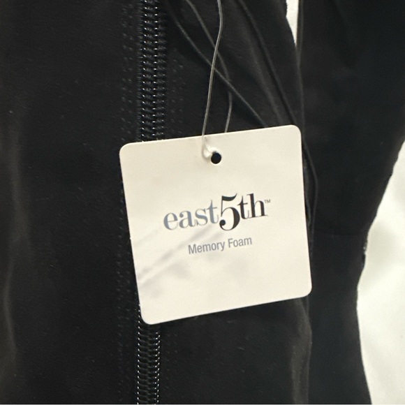 East 5th Womens 9M Black Surrey Block Heel Faux Suede Dress Boots Memory Foam - Picture 11 of 14